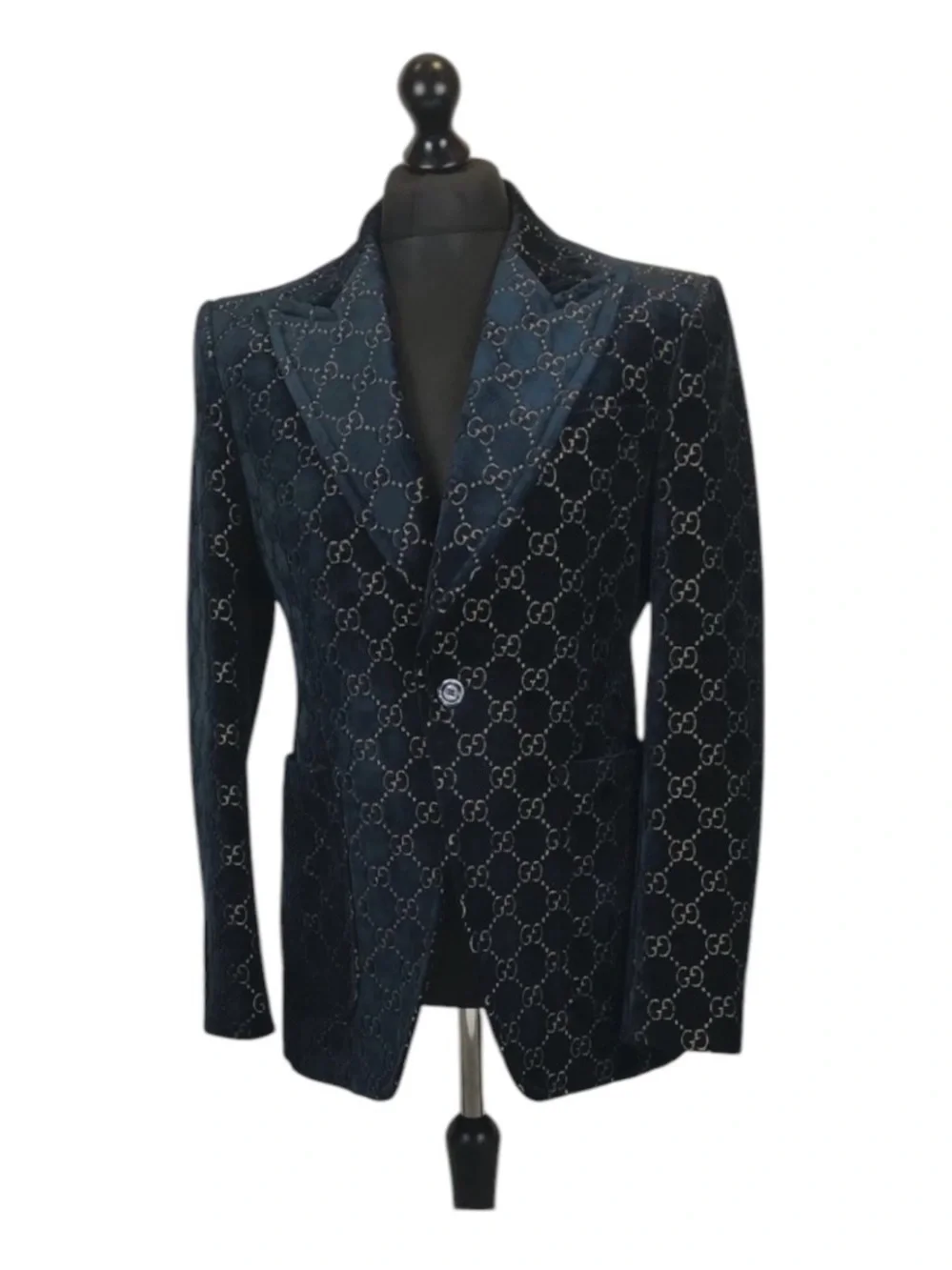 Gucci Men’s Gg Velvet Blazer size 50R $3500